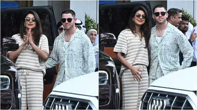 Priyanka Chopra and Nick Jonas reach India for Anant Ambani-Radhika Merchant's wedding