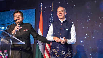 Stars shine down at the US I-Day reception in Delhi