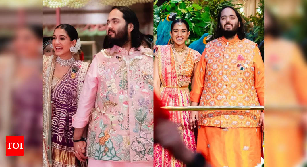 Anant Ambani and Radhika Merchant’s stylish unseen pictures from their pre-wedding celebrations