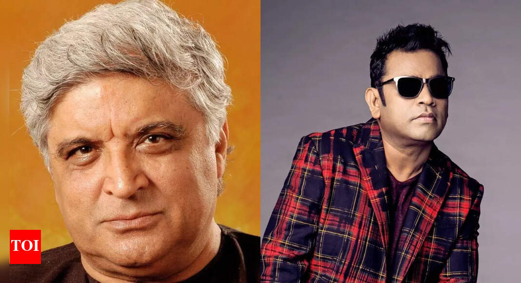 Javed Akhtar recalls asking AR Rahman to adjust a note to accommodate ...