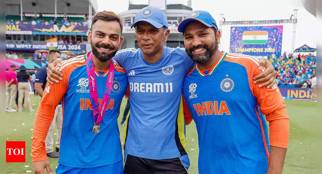 'The gesture by Rohit and Virat...': VVS hails Dravid's T20 WC win celebrations