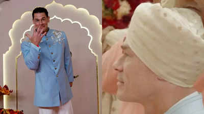 John Cena Embraces The Traditional Indian Dress Code For Anant Ambani 