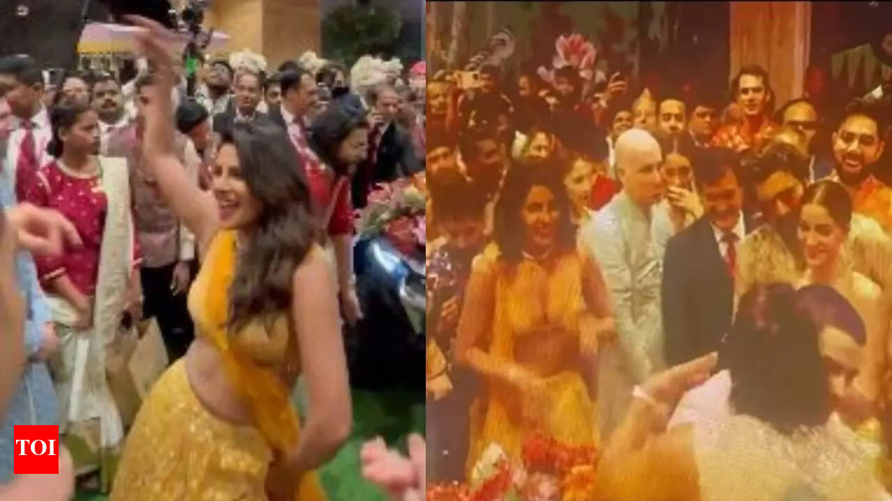 Priyanka Chopra dances in Anant Ambanis baaraat on Chikni Chameli,  Sapne Mein Milti Hai; Ranveer Singh hugs Nick Jonas - WATCH video | Hindi  Movie News - Times of India