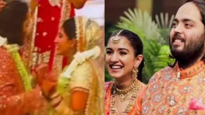 Anant Ambani and Radhika Merchant's wedding: Couple's post-Varmala ...