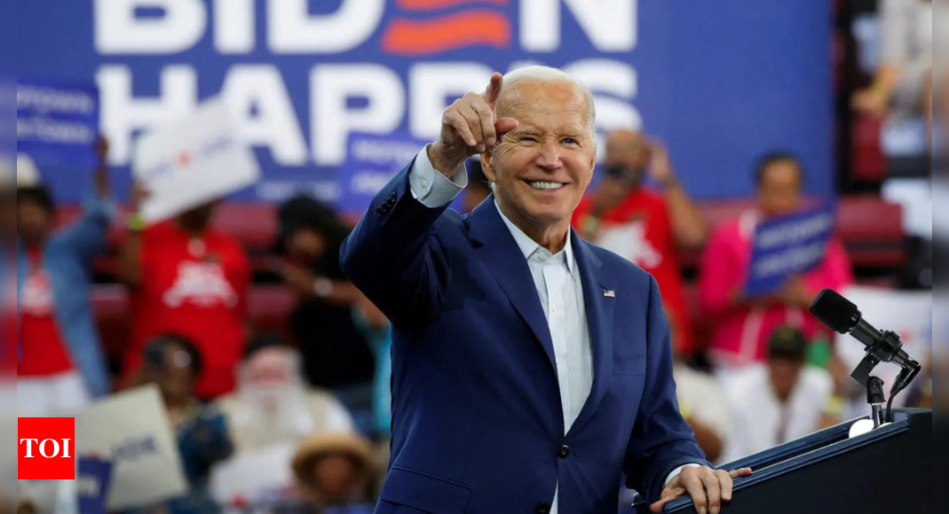 ‘I promise you I am ok’: Biden back on campaign trail amid increasing pressure to quit – Times of India