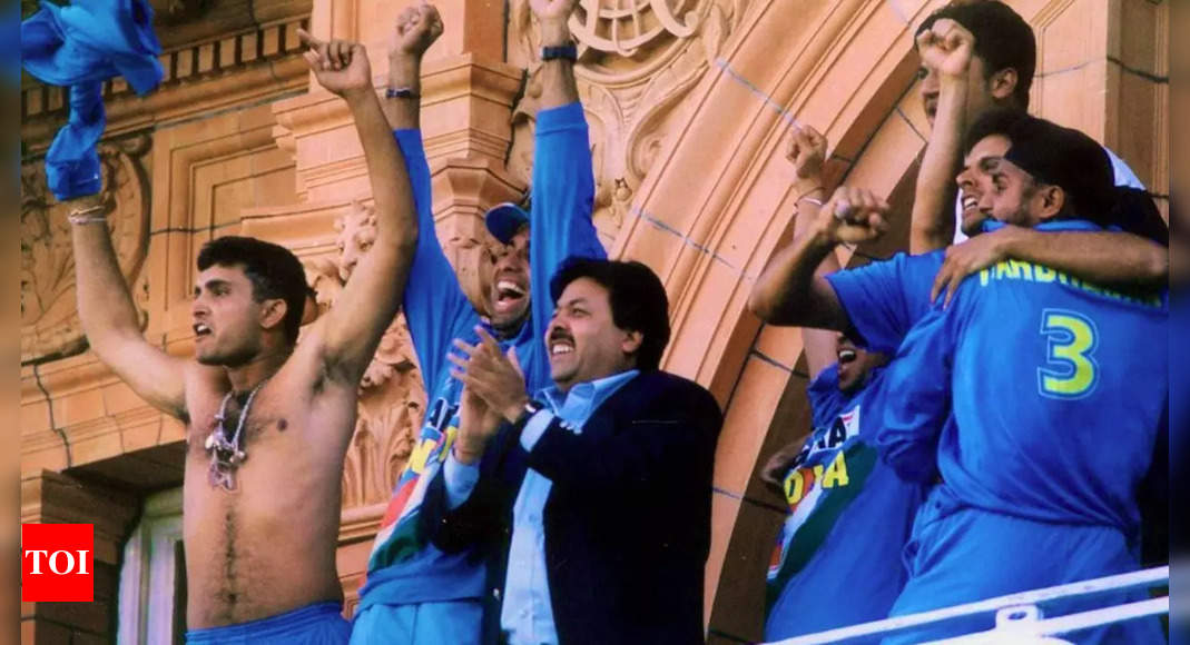 Watch: 22 years in the past on July 13, shirtless Sourav Ganguly owned the Lord’s balcony after Yuvraj Singh and Mohammad Kaif led India’s Natwest Trophy heist | Cricket Information – Instances of India