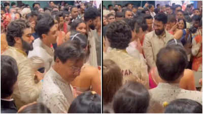 Ranbir Kapoor and Vicky Kaushal groove to 'Tauba Tauba' surrounded by Alia Bhatt and Katrina Kaif at Ambani wedding; watch video