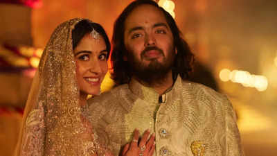 Anant and Radhika welcomed with rose petals at lavish tilak ceremony hosted by Isha Ambani