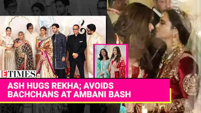 Aishwarya & Aaradhya Avoid Posing With Bachchans At Anant Ambani, Radhika Merchant's Lagna Red Carpet; Internet Reacts