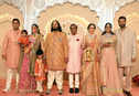 Ambani family unites during the wedding