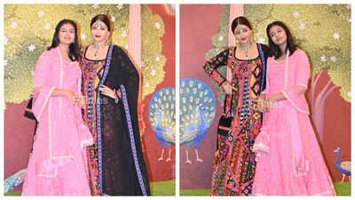 After Amitabh Bachchan and Navya Nanda, Aishwarya Rai and Aaradhya Bachchan arrive separately and paint a pretty picture on the red carpet at Anant Ambani-Radhika Merchant's Shubh Aashirwad ceremony - See photos