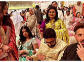Aishwarya, Abhishek, Aaradhya sat together at wedding