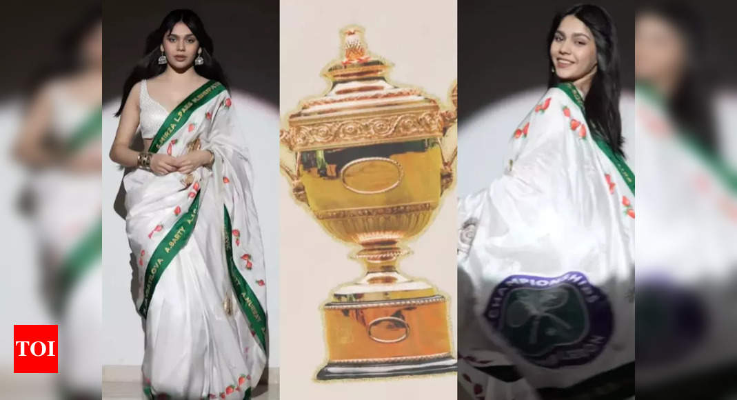 Wimbledon's collab with Indian sari is the coolest thing on the internet right now – Times of India