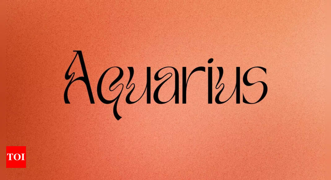 Aquarius, Daily Horoscope Today, July 15, 2024: Career and personal life will grow positively – Times of India