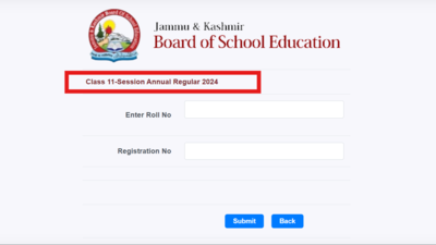 JKBOSE 11th result 2024 declared at jkbose.nic.in, 72% students pass: Direct link to check here