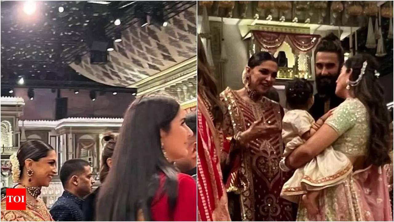 Mom-to-be Deepika Padukone shares frame with Katrina Kaif, interacts with Isha Ambani and her daughter in rare photos | Hindi Movie News - Times of India