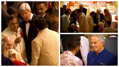Eminent personalities and global leaders converge at Anant Ambani-Radhika Merchant's wedding celebrations - WATCH