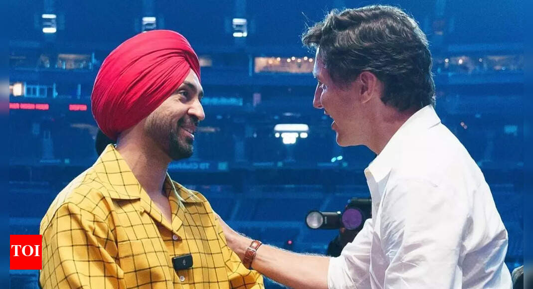 Diljit Dosanjh shares a glimpse of his warm encounter with Canadian PM ...