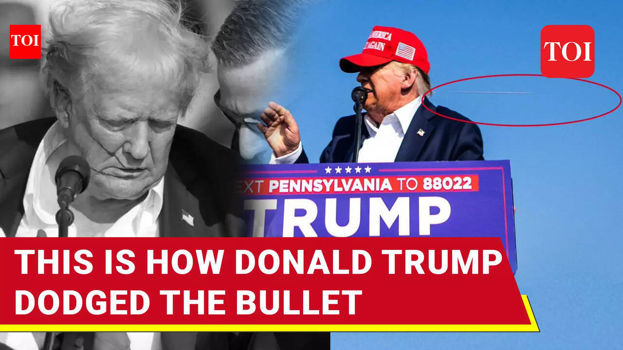 Chilling Slow-Mo Video Shows How A Last-Minute Head-Tilt Saved Trump's ...