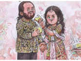 Anant-Radhika's wedding gets a toon tribute