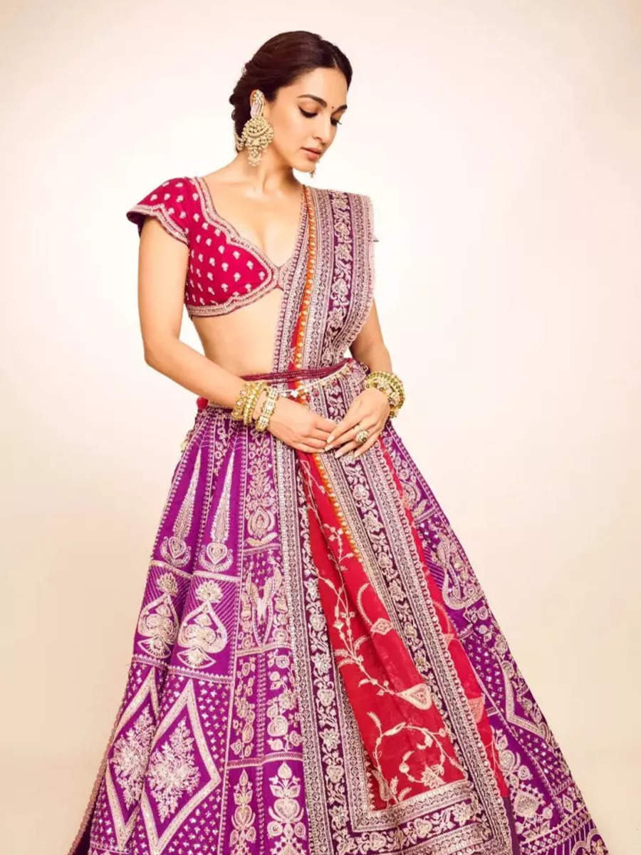 Kiara Advani Serves The Perfect Wedding Guest Look In A Vibrant Multicoloured Lehenga Times Of