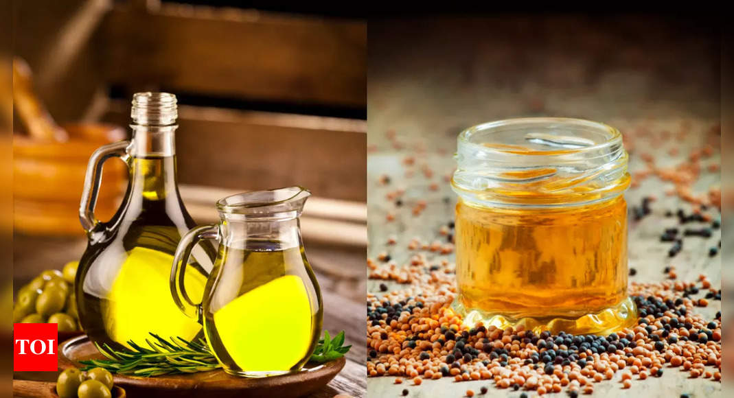 Mustard VS Olive Oil Benefits: Mustard Oil versus Olive Oil: Which one is healthier | – Times of India