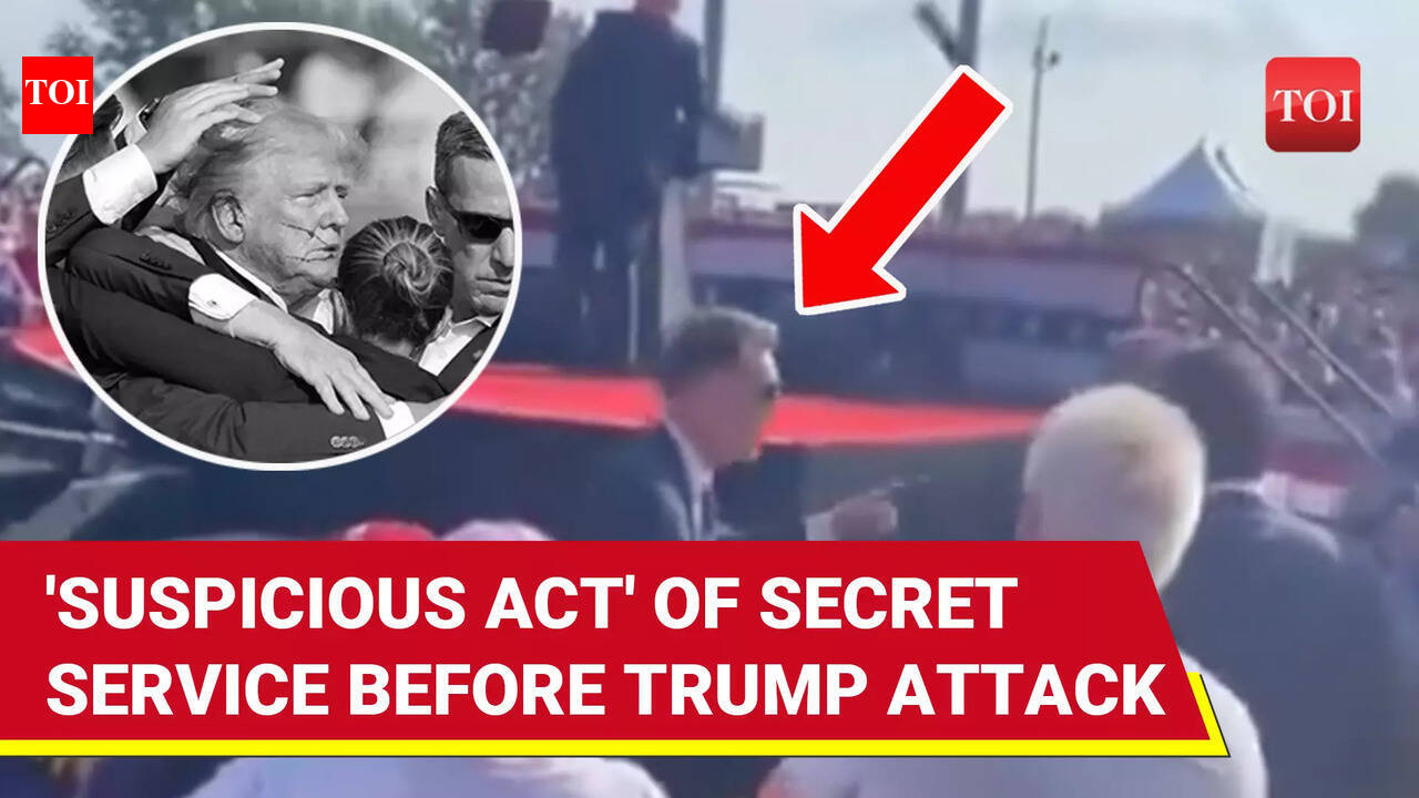 Watch What U.S. Secret Service Did Moments Before Trump Was Attacked