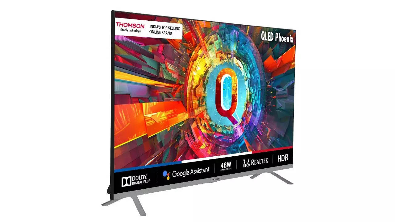 Thomson launches 75-inch and 32-inch QLED TVs, new semi-automatic washing  machine range in India: Price and other details - Times of India