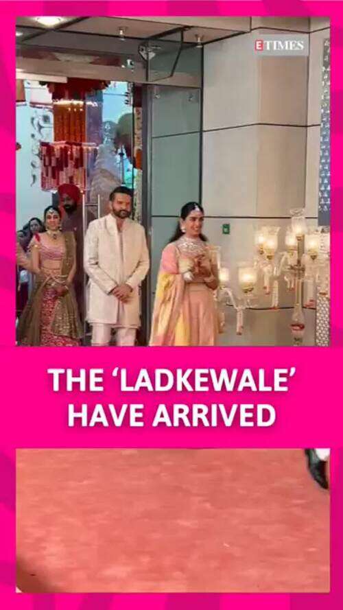 Ambani Family Rocks Pastel Power in Coordinated Pink Attire For Anant And Radhika Wedding