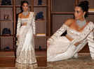Kim Kardashian dazzles in custom Manish Malhotra lehenga