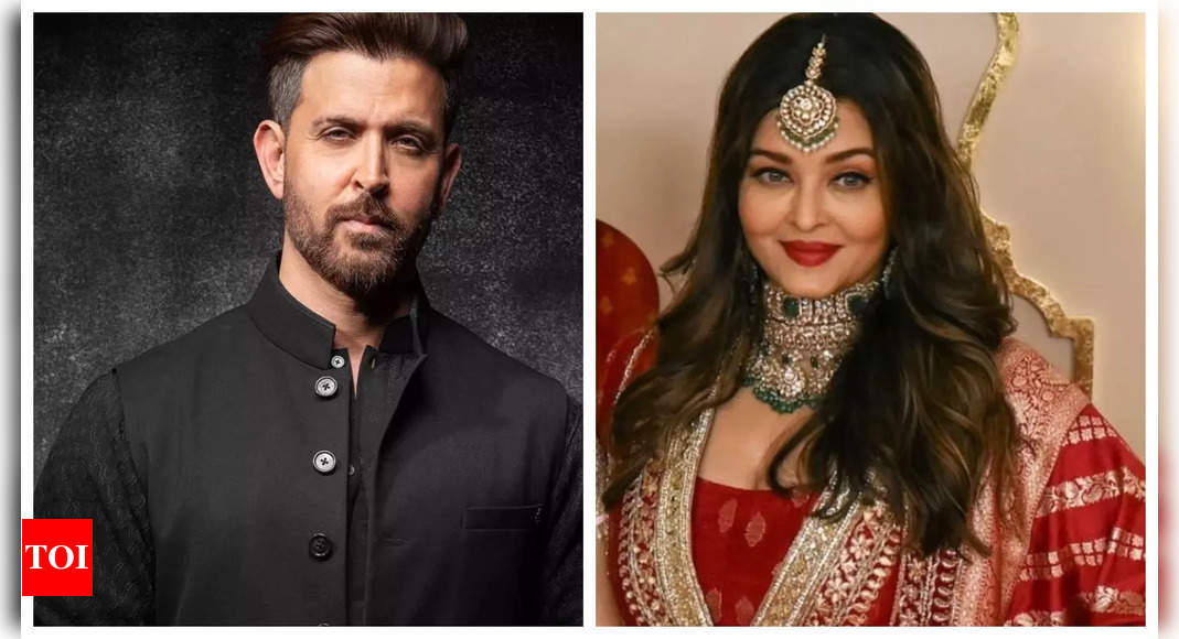 Aishwarya Rai and Hrithik Roshan reunite after 14 years at Ambani wedding; netizens fan-cast them in a romance drama |