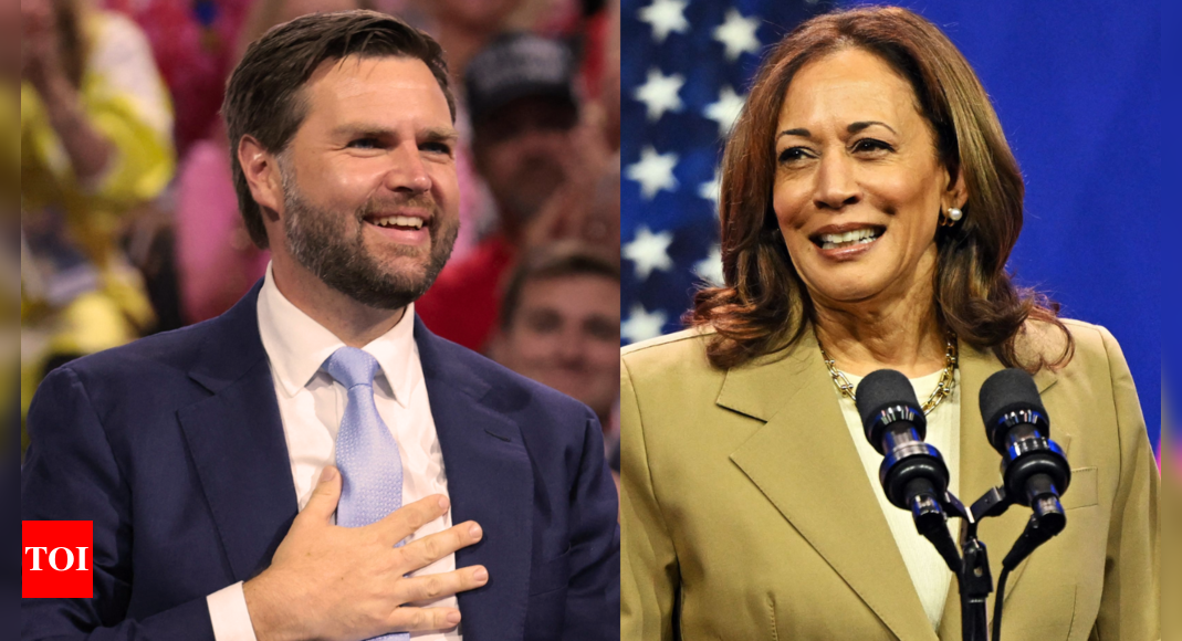 ‘Welcome to the race’: Kamala Harris congratulates JD Vance – Times of India