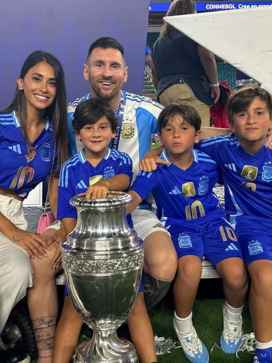 Lionel Messi Celebrates Copa America Victory With Family; See Pics ...