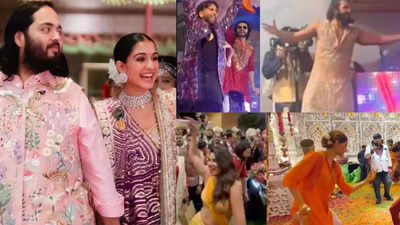 Most electrifying and candid dance moments of Bollywood stars at Anant Ambani and Radhika Merchant’s wedding festivities