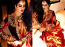 Rekha's enchanting outfit at Ambani Wedding