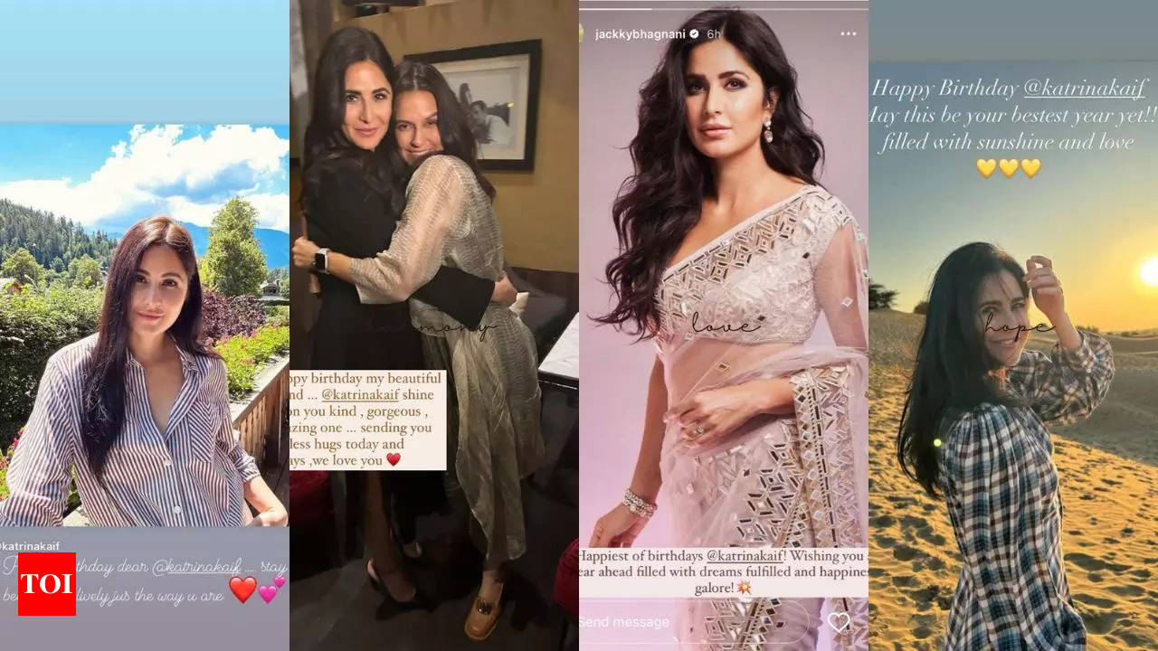 Kareena Kapoor, Ananya Panday, Sunny Kaushal and others wish Katrina Kaif  on her birthday | Hindi Movie News - Times of India