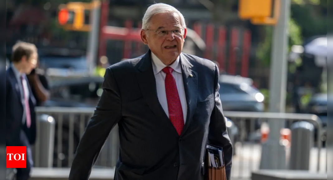 US Senator Bob Menendez found guilty of accepting bribes in cash, gold, and luxury car – Times of India