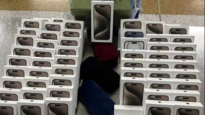 59 iPhones seized from two arriving from Milan at Delhi airport