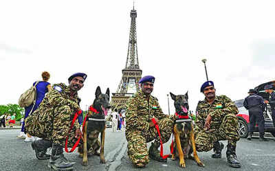 Indian K9 squad on duty at Paris Games