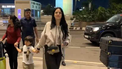 Natasa Stankovic flies to Serbia with son Agastya amid rumors of divorce with Hardik Pandya