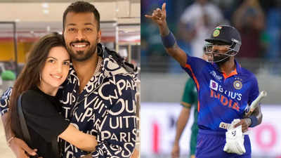 When Natasa Stankovic showered love on Hardik Pandya for his winning innings against Pakistan