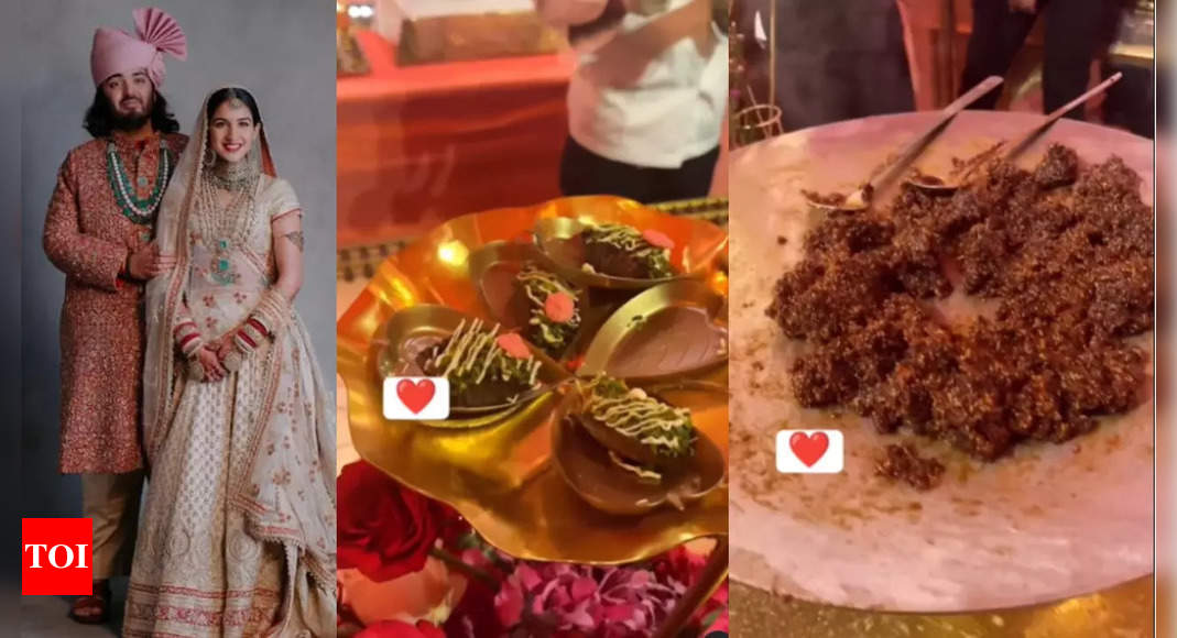 US influencer shares minute details of food at Ambani wedding | - Times ...