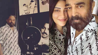 Shruti Haasan shares UNSEEN photos with Kamal Haasan on Instagram with