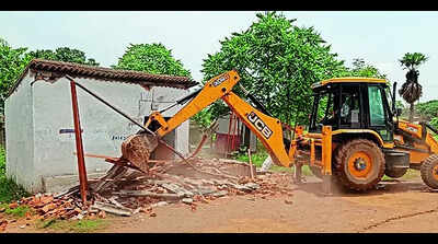 Ration shop among 8 bldgs demolished in Jharsuguda