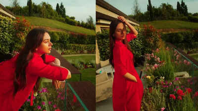 Aditi Rao Hydari shares stunning photos captured by fiancé Siddharth during their Italian getaway
