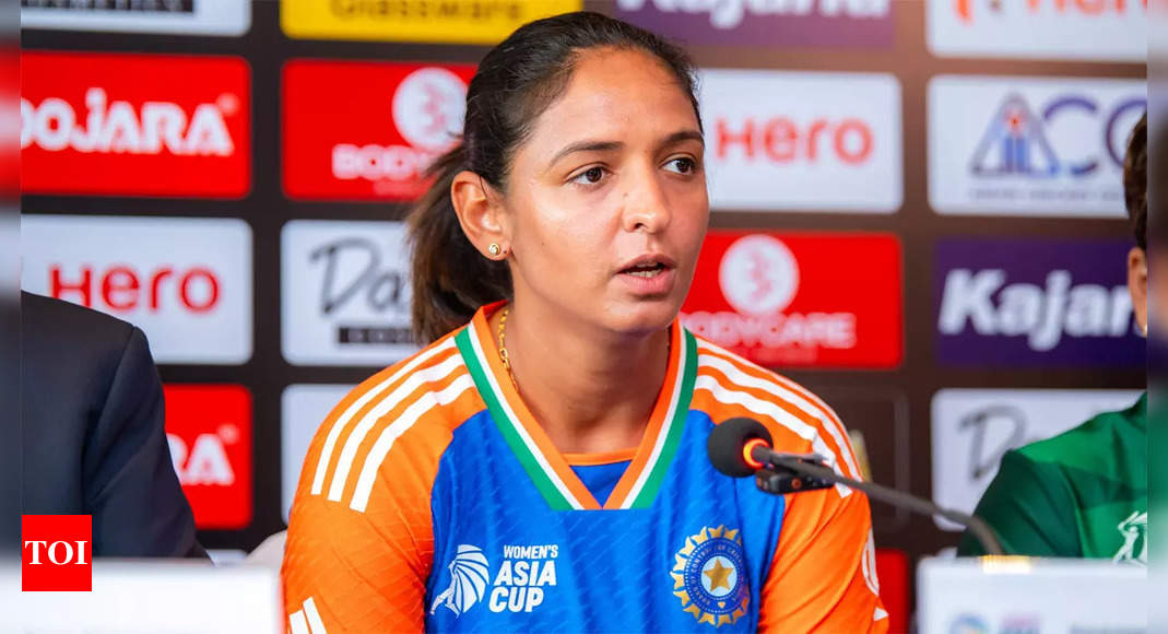 ‘None of my business’: Harmanpreet Kaur’s witty response steals the show ahead of Women’s Asia Cup opener – Watch | Cricket News – Times of India