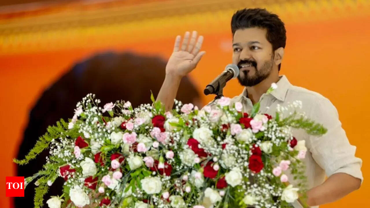 Actor Vijay ups the 'anti' for 2026 assembly polls in Tamil Nadu | Chennai  News - Times of India