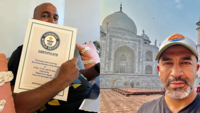 Egyptian man creates Guinness world record, visits 7 wonders of world ...