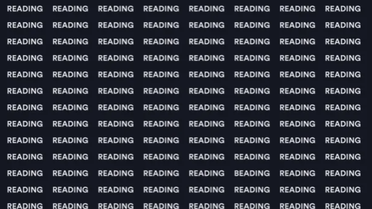 Optical Illusion: 20/20 vision test: Identify the odd word in just 30 ...