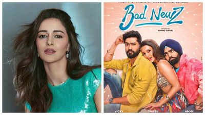 Ananya Panday reviews Vicky Kaushal, Triptii Dimri, and Ammy Virk starrer 'Bad Newz', says, 'The weekend plan is sorted!!!'